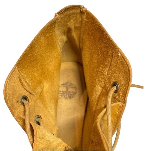 🌻Timberland Wheat Leather Wedge Ankle Booties Womens Size 9.5 - Picture 8 of 13